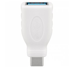 Slika izdelka: GOOBAY USB-C na USB-A 3.0 OTG Superspeed beli adapter