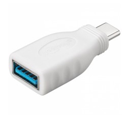 Slika izdelka: GOOBAY USB-C na USB-A 3.0 OTG Superspeed beli adapter