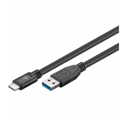 Slika izdelka: GOOBAY USB-C na USB-A 3.0 0,5m 15W sync polnilni kabel