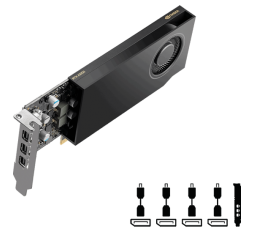 Slika izdelka: Grafična kartica PNY Nvidia RTX A1000 8B GDDR6 PCI-E 4.0