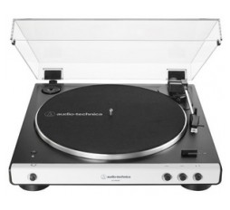 Slika izdelka: Gramofon Audio-Technica AT-LP60XBTWH, Bluetooth, črno-bel