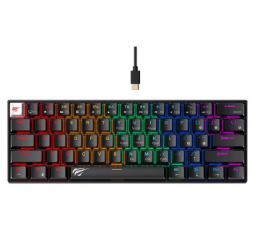 Slika izdelka: HAVIT Gamenote USB mehanska tipkovnica HV-KB903L  - ANG znaki