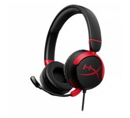 Slika izdelka: HP HyperX Cloud Mini Gaming 3.5mm z mikrofonom črne/rdeče slušalke 7G8F4AA