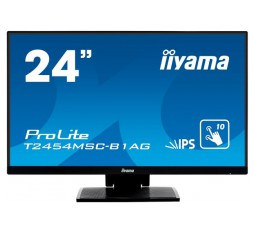 Slika izdelka: IIYAMA Monitor 24" PCAP 10-Points Touch Screen, Anti Glare coating, 1920 x 1080, IPS-panel, Slim Bezel, Speakers, VGA, HDMI, Height Adjust., 250 cd/m2, USB 3.0-Hub 