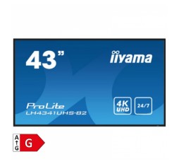 Slika izdelka: IIYAMA ProLite LH4341UHS-B2 43" (108cm) 24/7 UHD IPS LED LCD HDMI/VGA informacijski zaslon