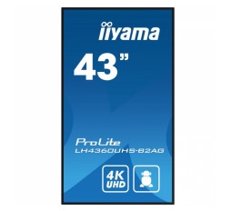 Slika izdelka: IIYAMA ProLite LH4360UHS-B2AG 42,5" (108cm) 4K UHD VA 24/7 Android zvočniki informacijski zaslon