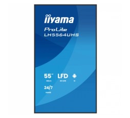 Slika izdelka: IIYAMA ProLite LH5564UHS-B1AG 55" (138,7cm) 4K UHD VA 24/7 Android zvočniki informacijski zaslon