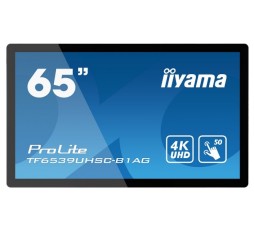 Slika izdelka: iiyama PROLITE TF6539UHSC-B1AG65" Open Frame PCAP interactive large format display with 50pt touch capability, IPS panel technology and touch through glass function for landscape, portrait or face up use 4K  HDMI x2 