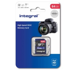Slika izdelka:  Integral 64GB SD Card High Speed Memory SDXC Up To 100MB/S V10 UHS U1