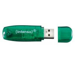 Slika izdelka: Intenso 8GB Rainbow Line USB 2.0 spominski ključek - Zelen