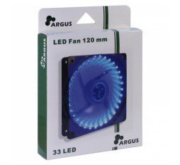 Slika izdelka: INTER-TECH Argus L-12025 BL moder LED 120mm ventilator