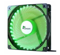 Slika izdelka: INTER-TECH Argus L-12025 GR zelen LED 120mm ventilator