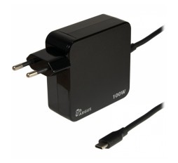 Slika izdelka: INTER-TECH PD-2100 USB-C PD 5-20V 100W 1,8m črni polnilec