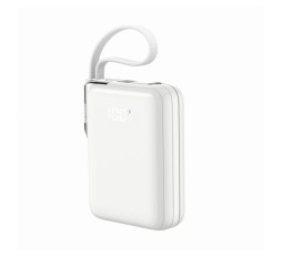 Slika izdelka: Joyroom prenosna baterija 10.000mAh 30W PowerBank Lightning TipC bela JR-PBF27 P