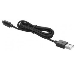 Slika izdelka: Kabel USB 2.0 A v Micro USB, 1m, pleten, črn, Ewent