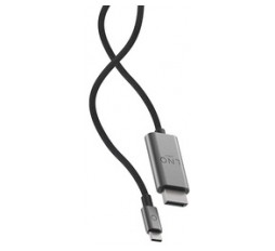 Slika izdelka: Kabel USB-C v DisplayPort 1.4, M/M, PRO, 8K 60Hz, HDR, 2m, pleten, LINQ