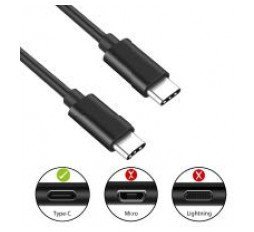 Slika izdelka: Kabel USB-C v USB-C, 1.8m, črn, Ewent