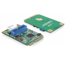 Slika izdelka: Delock kartica mini PCIe modul 1x19pin USB 3.0 Pin Header moški 95234