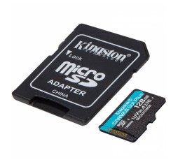 Slika izdelka: KINGSTON Canvas Go! Plus microSD 128GB Class 10 UHS-I U3 V30 A2 adapter (SDCG3/128GB) spominska kartica