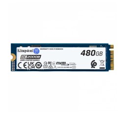 Slika izdelka: KINGSTON DC2000B 480GB PCIe 4.0 NVMe M.2 SSD SEDC2000BM8/480G