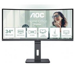 Slika izdelka: LED monitor AOC CU34P3CV (34" WQHD 1500R VA ukrivljen 100Hz USB-C) Pro-line
