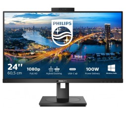 Slika izdelka: LED monitor Philips 243B1JH s priključno postajo USB-C (23,8" FHD IPS kamera) Serija B