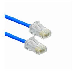 Slika izdelka: Leviton patch UTP CAT.6 1,2m moder 3,8mm HighFlex P24 6H4P0-04L