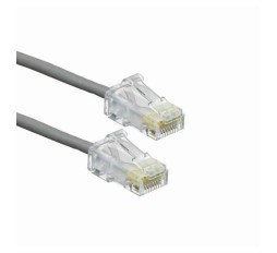 Slika izdelka: Leviton patch UTP CAT.6 2,1m siv 3,8mm HighFlex P24 6H4P0-07S