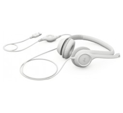 Slika izdelka: LOGITECH H390 USB bele stereo slušalke z mikrofonom