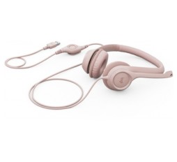 Slika izdelka: LOGITECH H390 USB roza stereo slušalke z mikrofonom