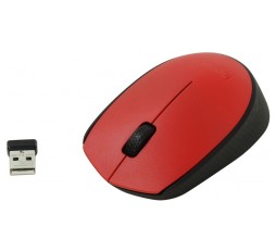 Slika izdelka: Logitech M171 Wireless majhna miška, rdeča