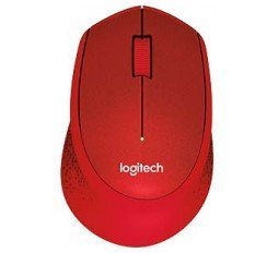 Slika izdelka: Logitech M330 Silent Plus brezžična miška, rdeča