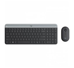 Slika izdelka: LOGITECH MK470 Slim Combo brezžična grafitna tipkovnica + miška 