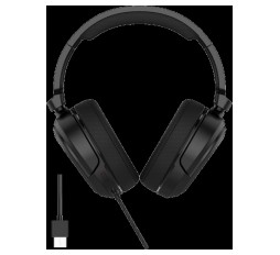 Slika izdelka: LORGAR Kaya 360 - USB igralne slušalke z mikrofonom, 7.1 zvok, RGB, Črna.