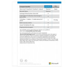 Slika izdelka: Microsoft 365 Business Standard - 1 letna naročnina