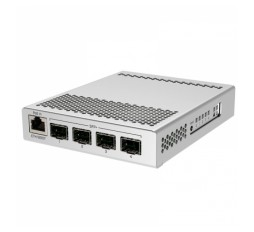 Slika izdelka: MIKROTIK CRS305-1G-4S+IN 5‑port 10G SFP+ (1x PoE in) L2+ Managed mrežno stikalo switch