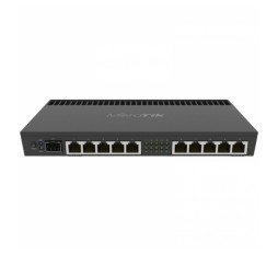 Slika izdelka: MIKROTIK RB4011iGS+RM 10-port 10x Gigabit PoE RJ45 SFP+ 1U žični usmerjevalnik-router