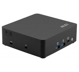 Slika izdelka: Mini namizni računalnik MSI Cubi NUC AI 1UMG-073BEU barebone Core Ultra 7 / Wi-Fi 6E + BT / 2x2.5Gbps (črn)