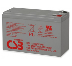 Slika izdelka: UPS baterija, 12V, 9Ah, CSB HRL 1234W