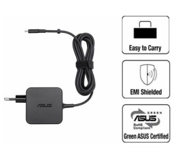 Slika izdelka: Napajalnik ASUS AC65-00 EU 65W V3 USB Type-C Adapter 