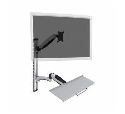 Slika izdelka: Nosilec stenski LCD monitor s flex polico DA-90354 Digitus srebrn