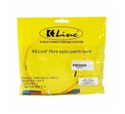 Slika izdelka: KELine optični patch SM PK-9 LC-LC 2m (ITU-T G.652.D)