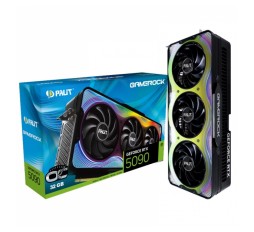 Slika izdelka: PALIT GeForce RTX 5090 GameRock OC 32GB GDDR7 ARGB grafična kartica