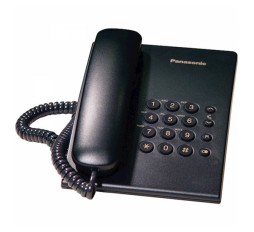 Slika izdelka: PANASONIC žični telefon KX-TS500 HGB črn