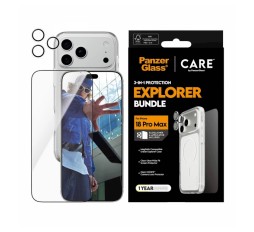 Slika izdelka: PANZERGLASS CARE IPHONE 18 PRO MAX BUNDLE 3V1