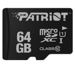 Slika izdelka: PATRIOT MicroSDHC Card LX Series 64GB
