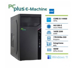 Slika izdelka: PCPLUS e-machine i5 14400 16GB DDR4 1TB SSD Windows 11 Home namizni računalnik