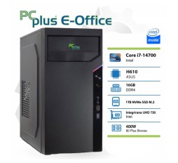 Slika izdelka: PCPLUS e-Office i7-14700 16GB 1TB NVMe SSD namizni računalnik