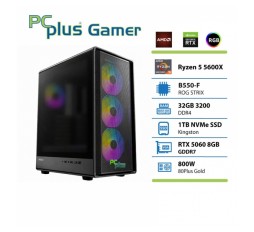 Slika izdelka: PCPLUS Gamer Ryzen 5 5600X 32GB 1TB RTX 5060 OC 8GB gaming namizni računalnik