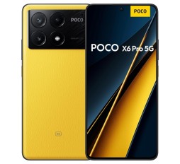 Slika izdelka: POCO X6 Pro 5G pametni telefon 8/256GB, rumena, vegansko usnje